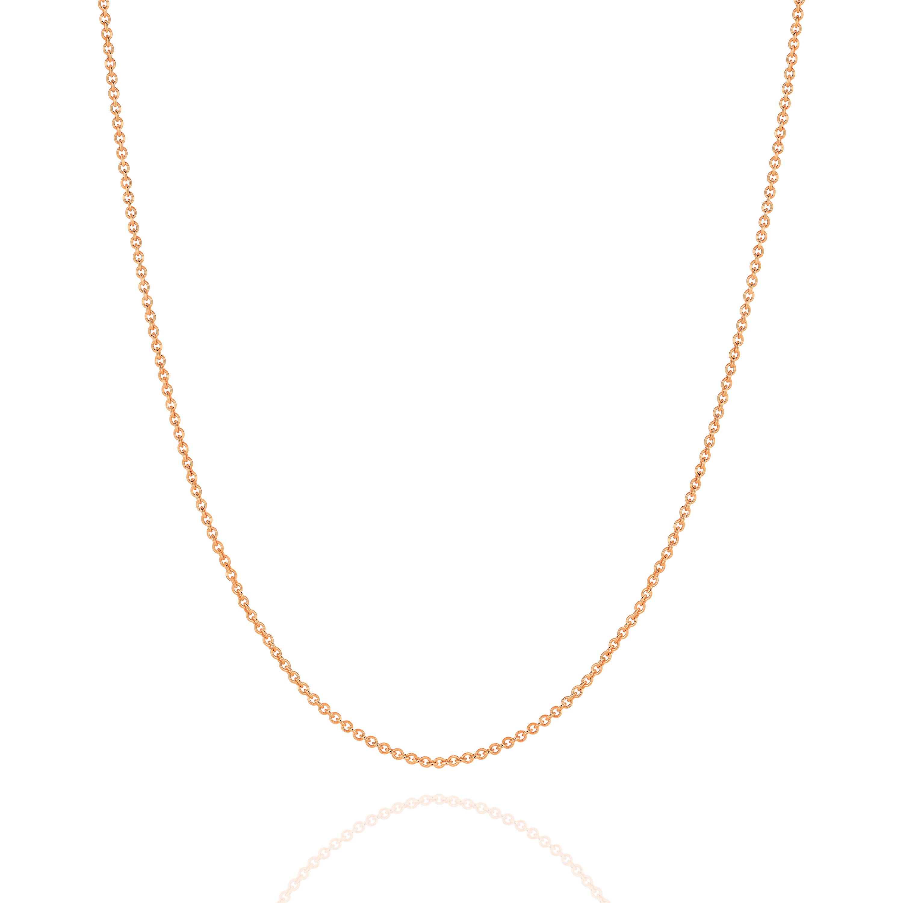 Cable Chain 0.90mm Rose Gold - CFCA00008