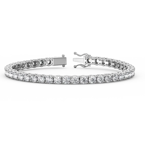 10ct Natural Diamond Tennis Bracelet - view 1