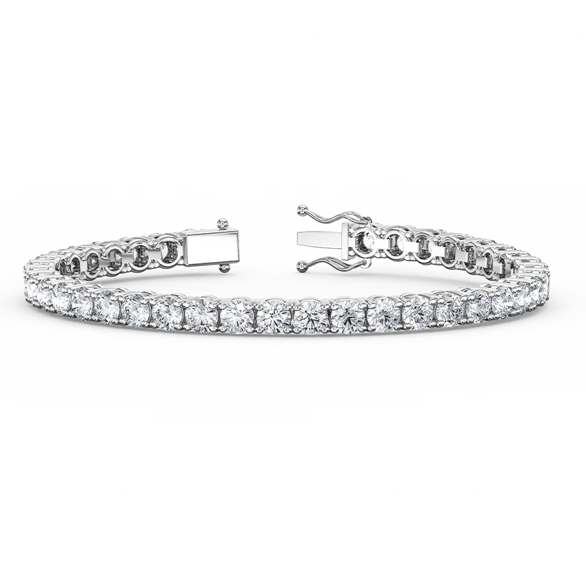 12ct Natural Diamond Tennis Bracelet - view 1