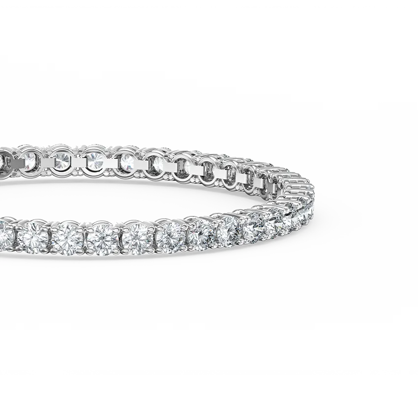 12ct Natural Diamond Tennis Bracelet - view 2