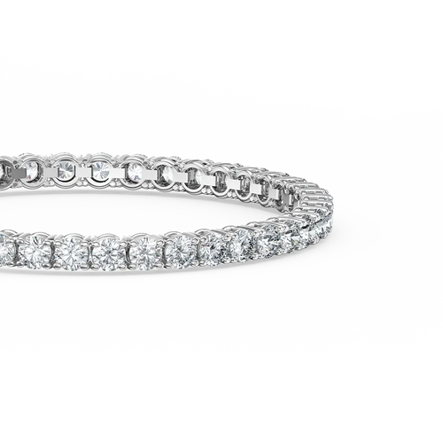 12ct Lab-Grown Diamond Tennis Bracelet - view 2