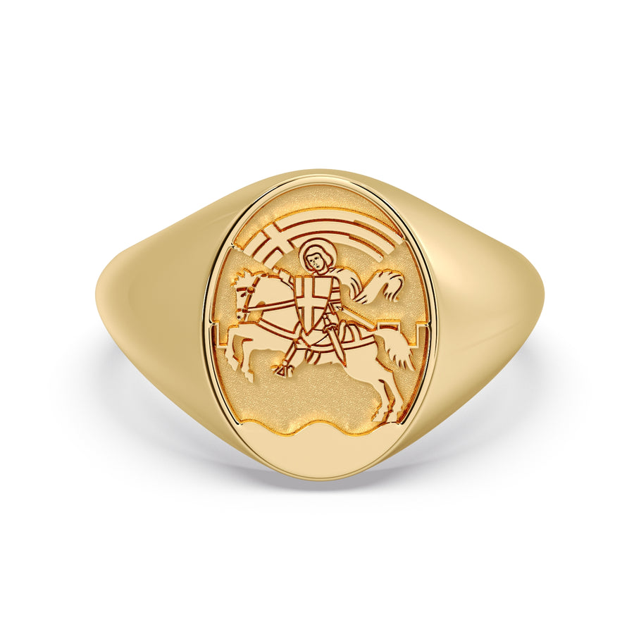 (ZADAR) 9ct Yellow Gold Signet ring image 0