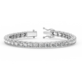 14ct Natural Diamond Tennis Bracelet - view 1