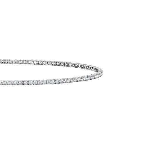 1ct Natural Diamond Tennis Bracelet - view 2