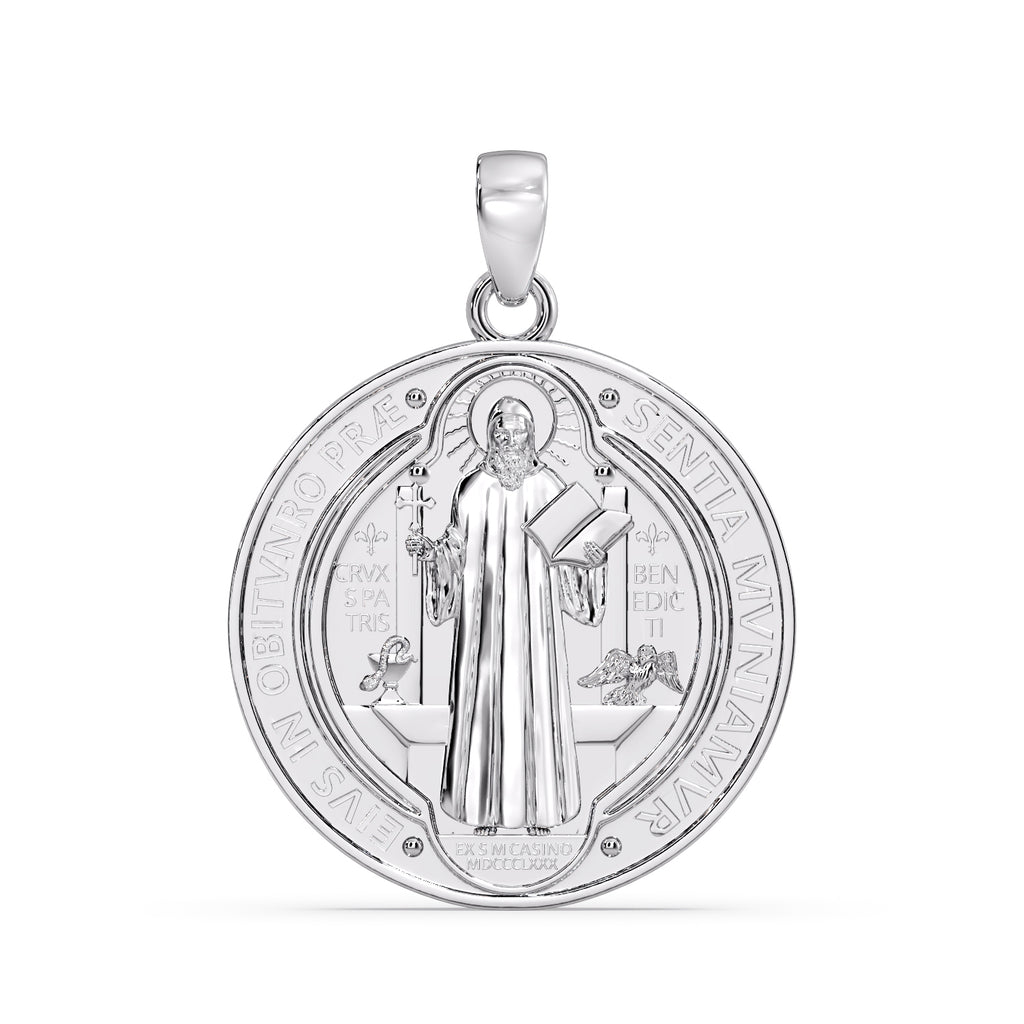Gold St Benedict Pendant