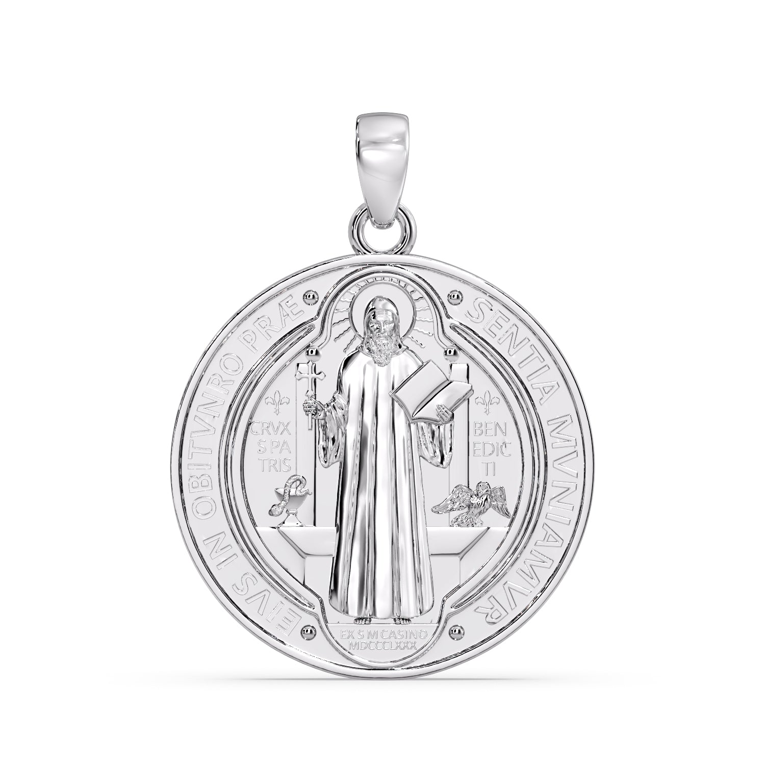 Gold St Benedict Pendant