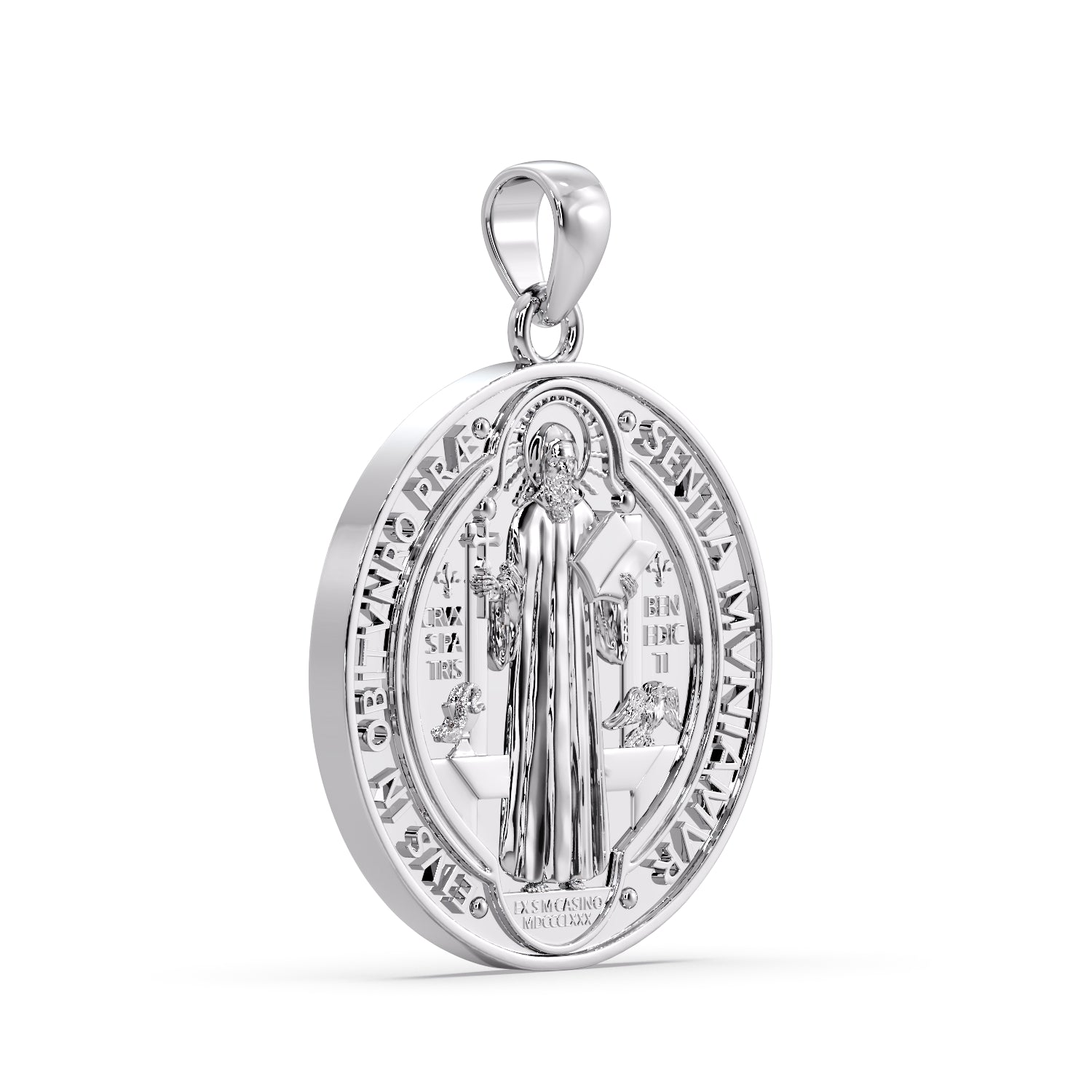 Gold St Benedict Pendant