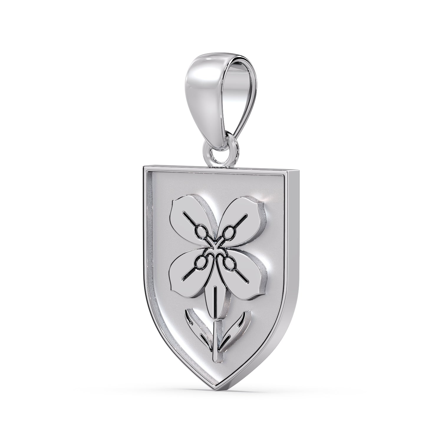 Sinj GRB Pendant - White Gold