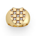 Men's Diamond GRB signet ring image 0