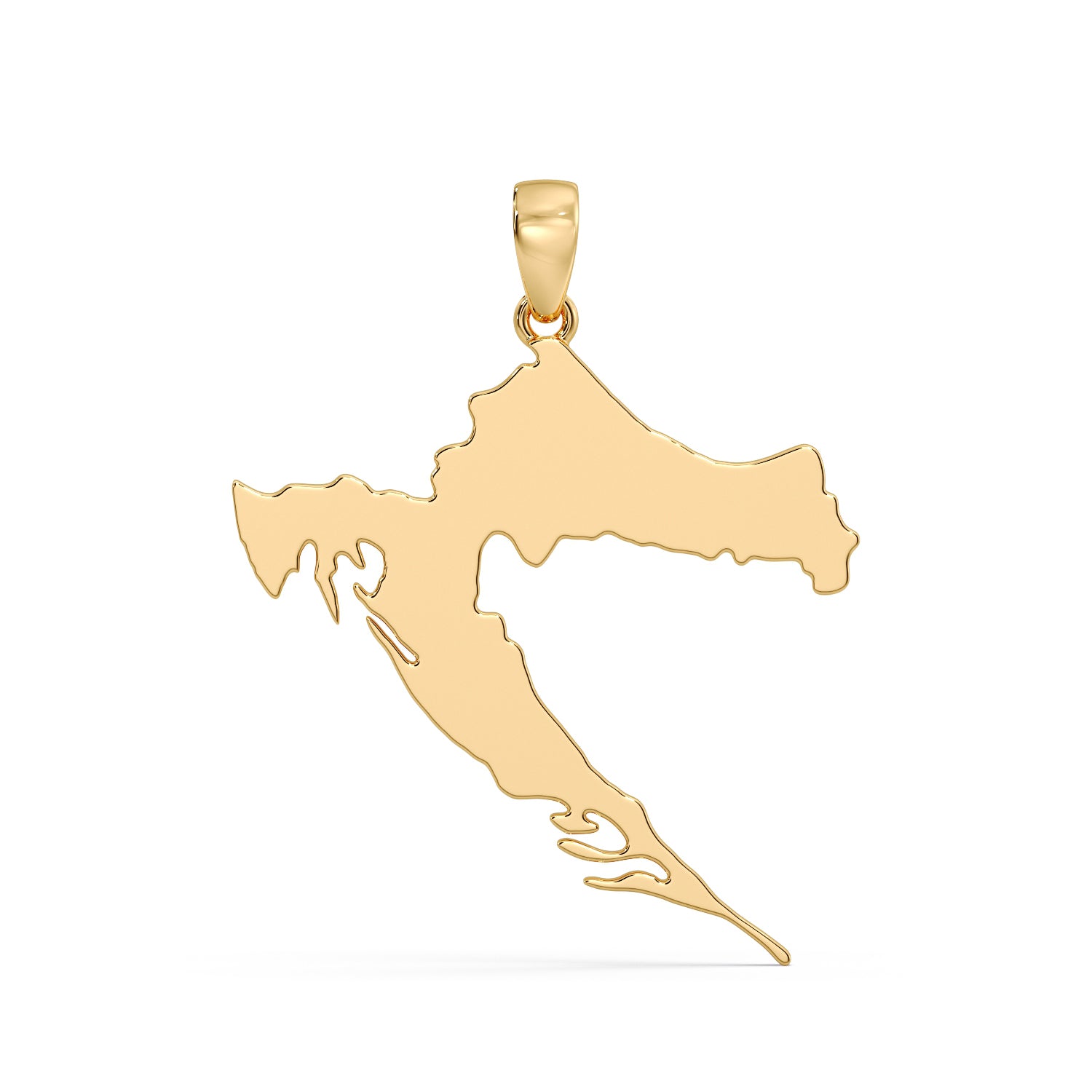 9ct Gold Croatia Dom Pendant image 1