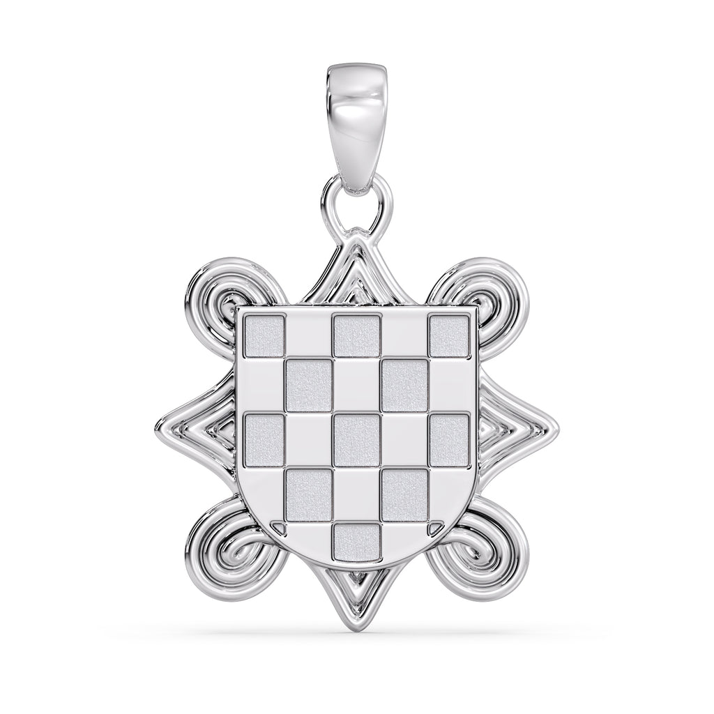 Gold HOS Croatian GRB Pendant