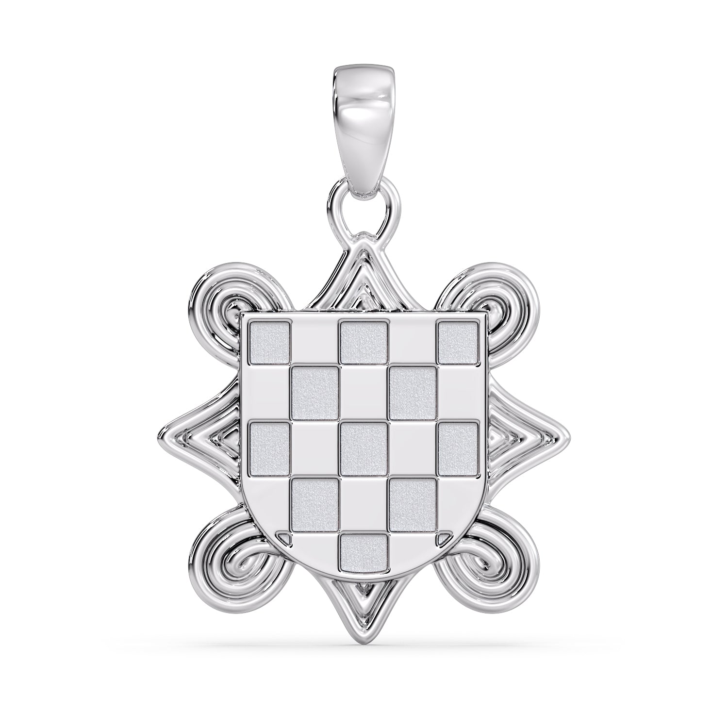 Gold HOS Croatian GRB Pendant