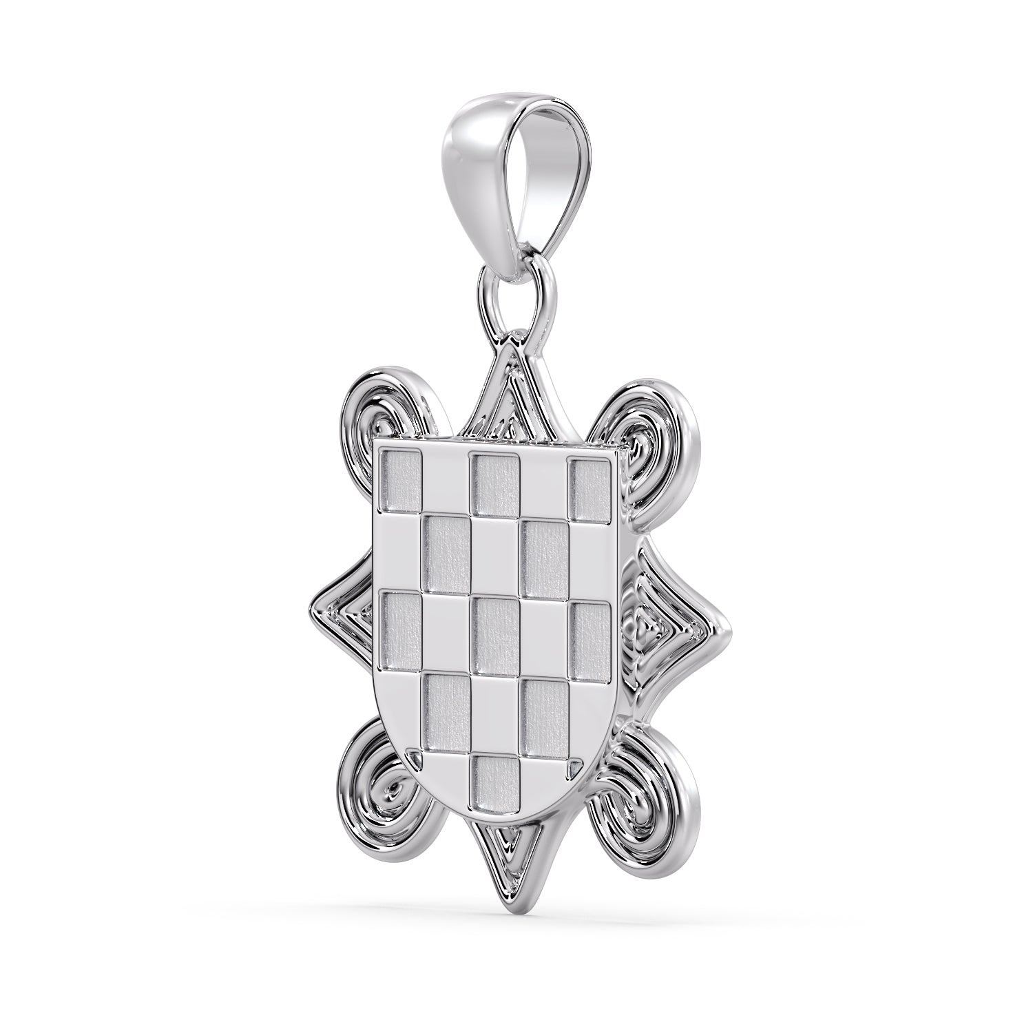 Gold HOS Croatian GRB Pendant