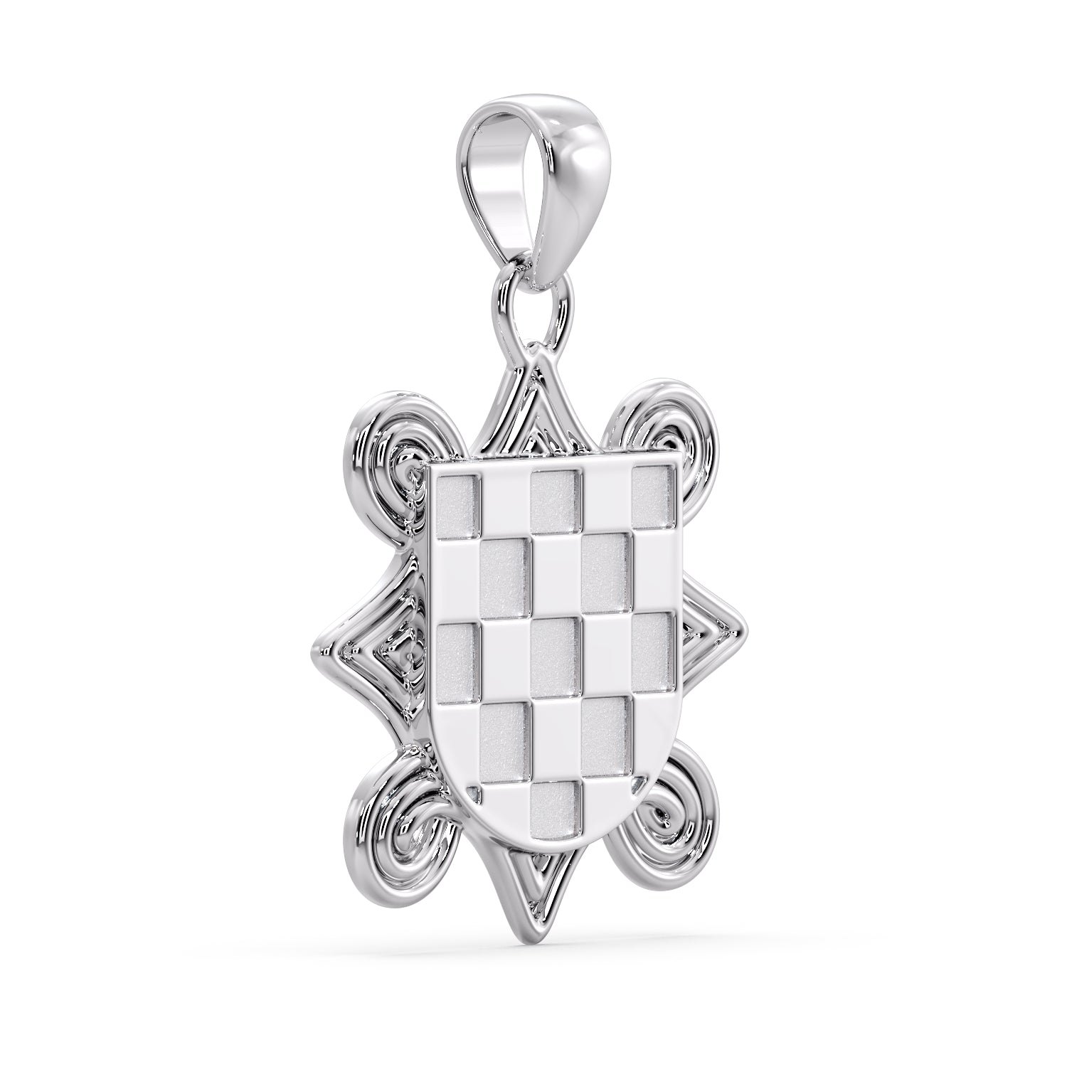 Gold HOS Croatian GRB Pendant
