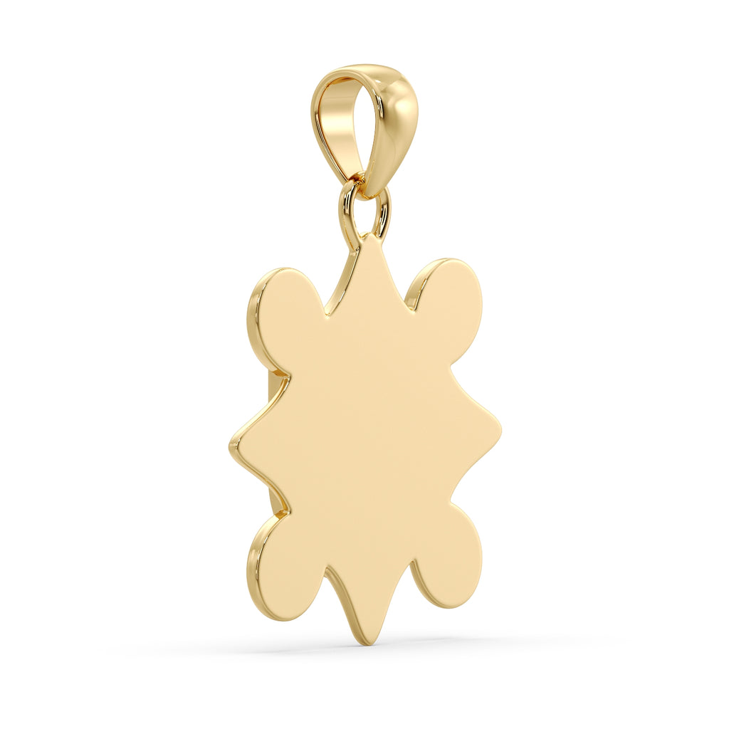 Gold HOS Croatian GRB Pendant