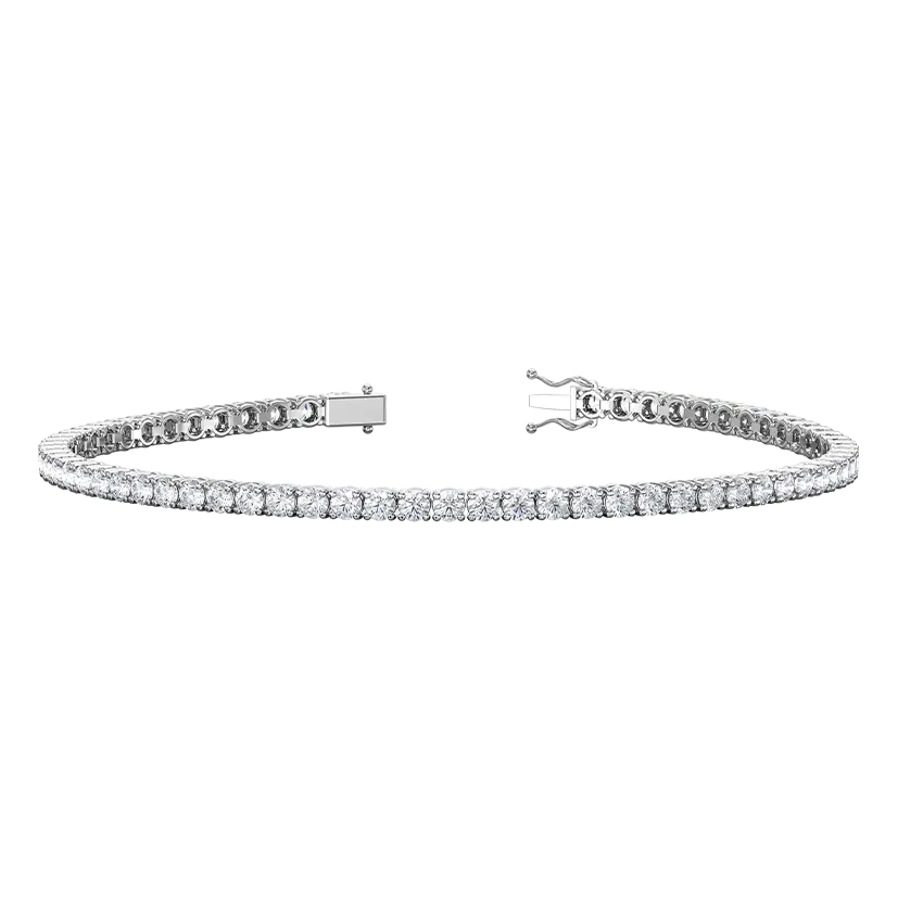 3ct Lab-Grown Diamond Tennis Bracelet - view 1