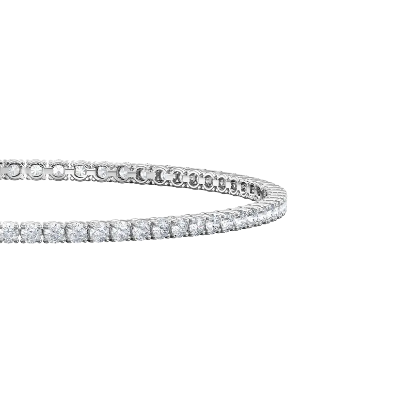 3ct Lab-Grown Diamond Tennis Bracelet - view 2