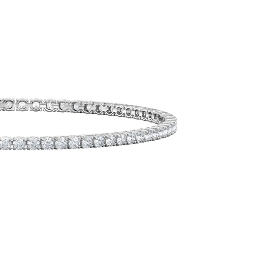 3ct Lab-Grown Diamond Tennis Bracelet - view 2