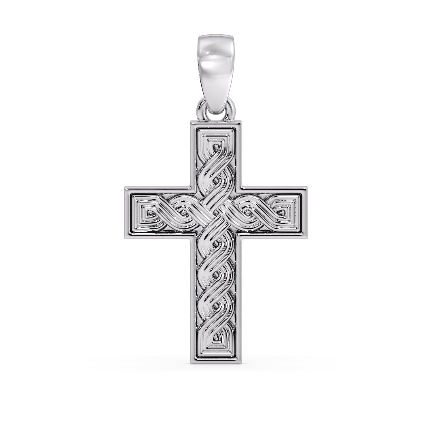 9ct Pleter Gold Cross