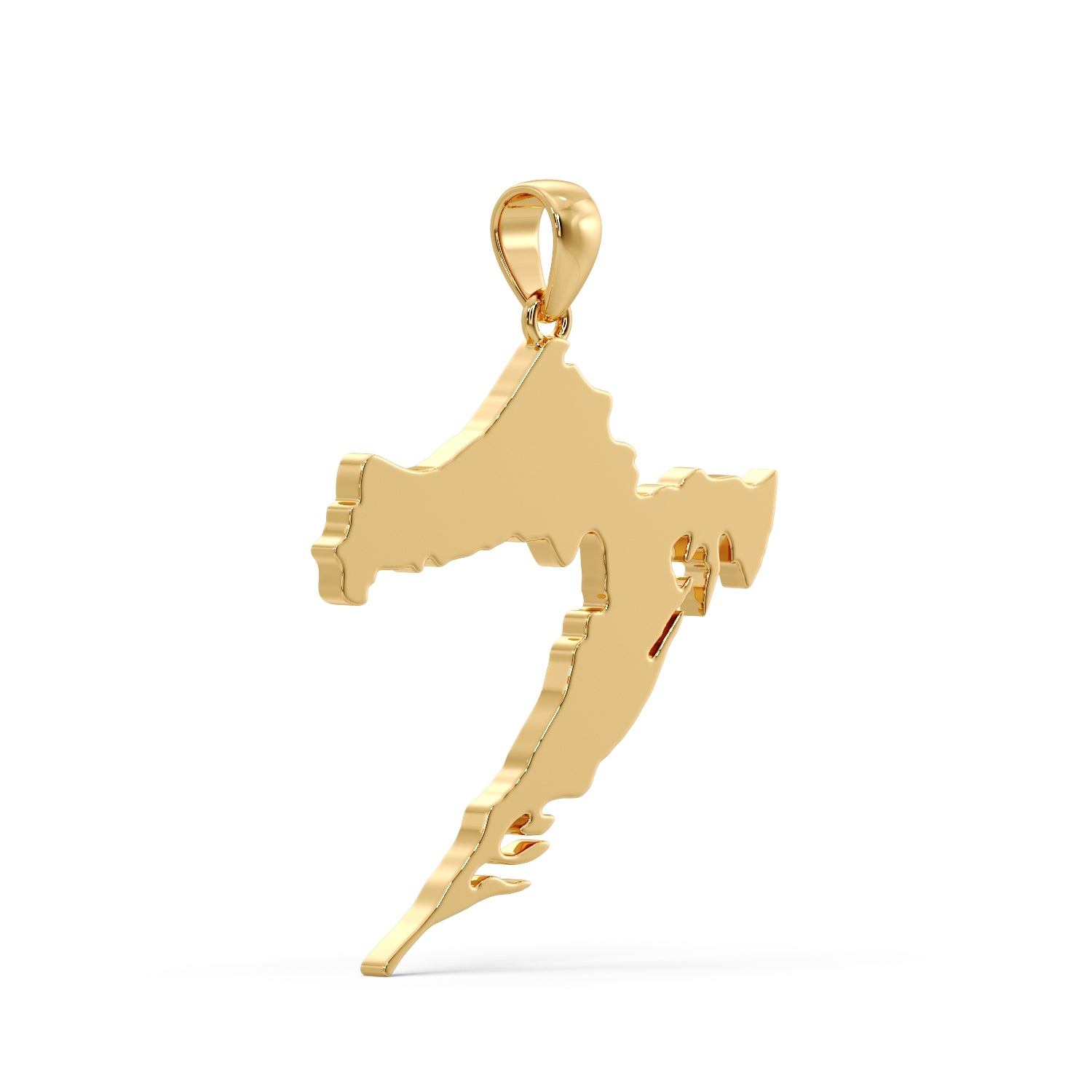 9ct Gold Croatia Dom Pendant image 2