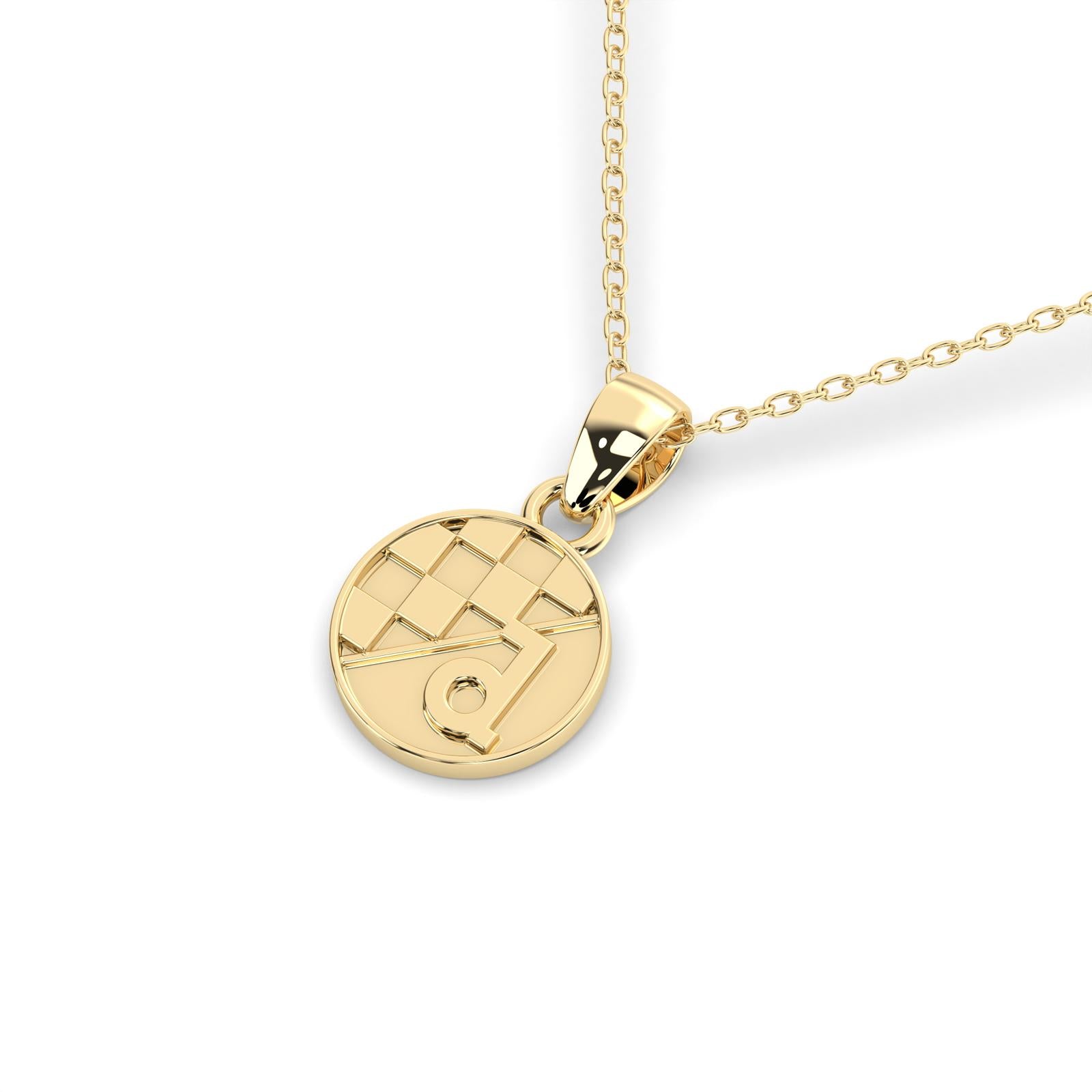 Gold Dinamo Pendant image 0