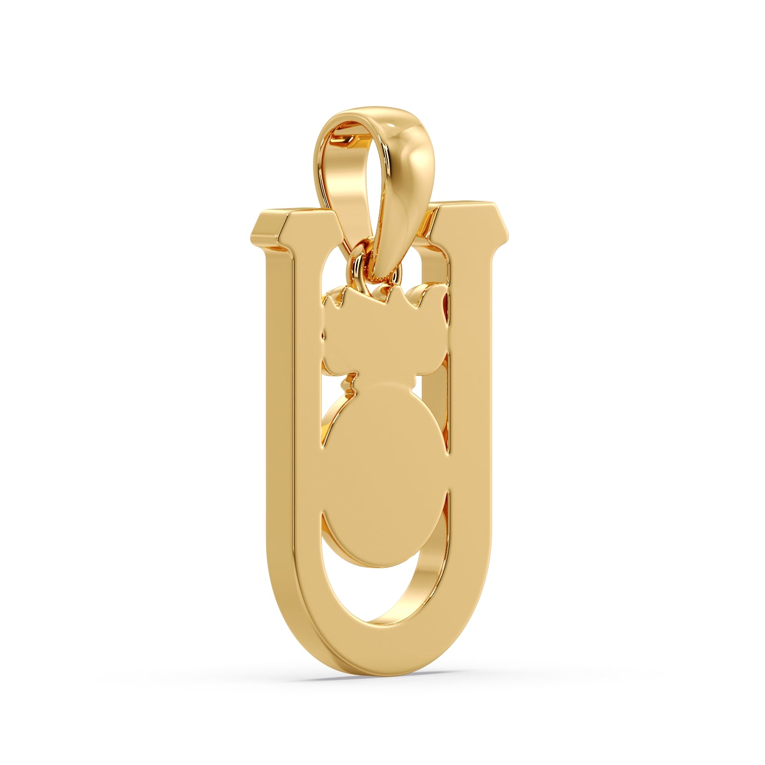 Gold Original U Pendant