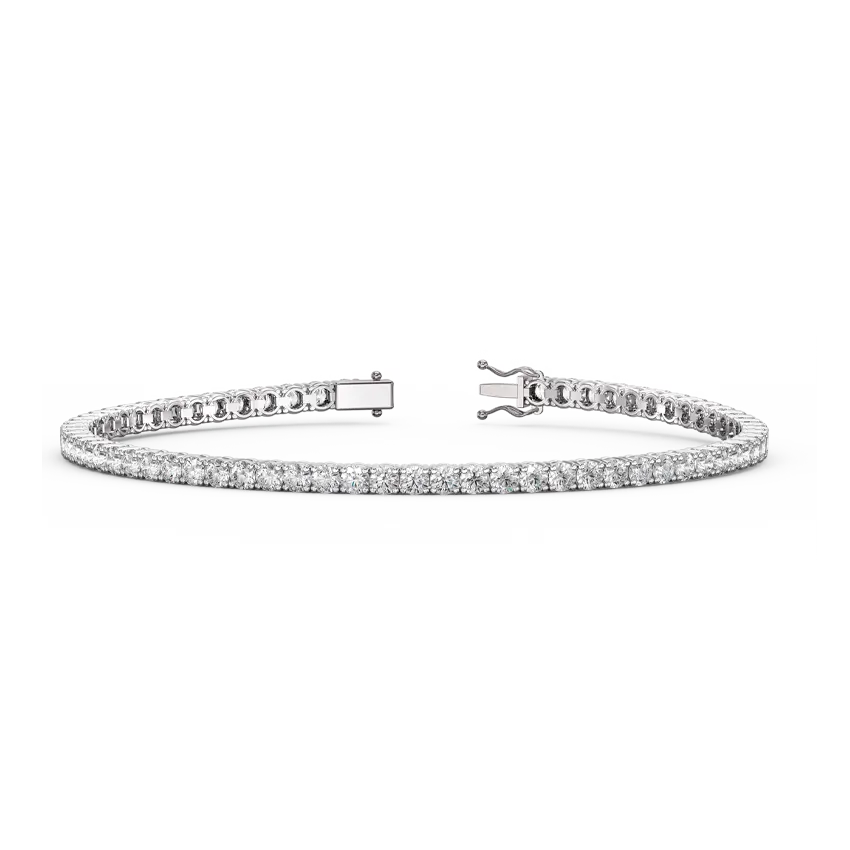 4ct Lab-Grown Diamond Tennis Bracelet - view 1