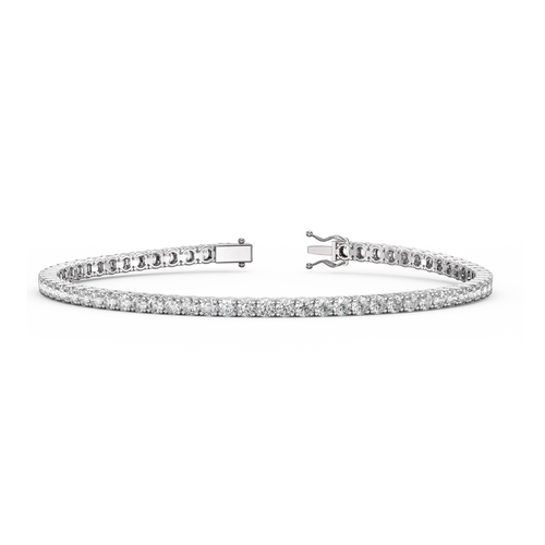 4ct Lab-Grown Diamond Tennis Bracelet - view 1