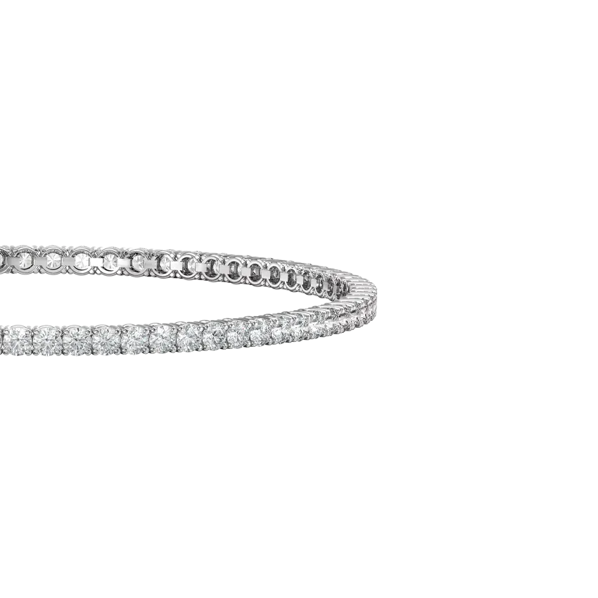4ct Lab-Grown Diamond Tennis Bracelet - view 2