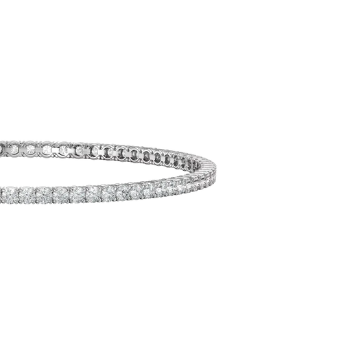 4ct Lab-Grown Diamond Tennis Bracelet - view 2