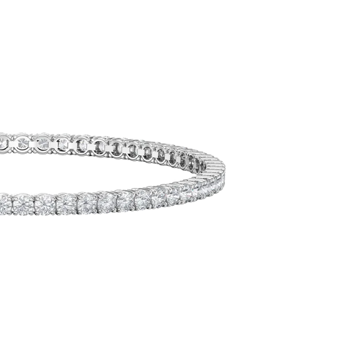 5ct Natural Diamond Tennis Bracelet - view 2