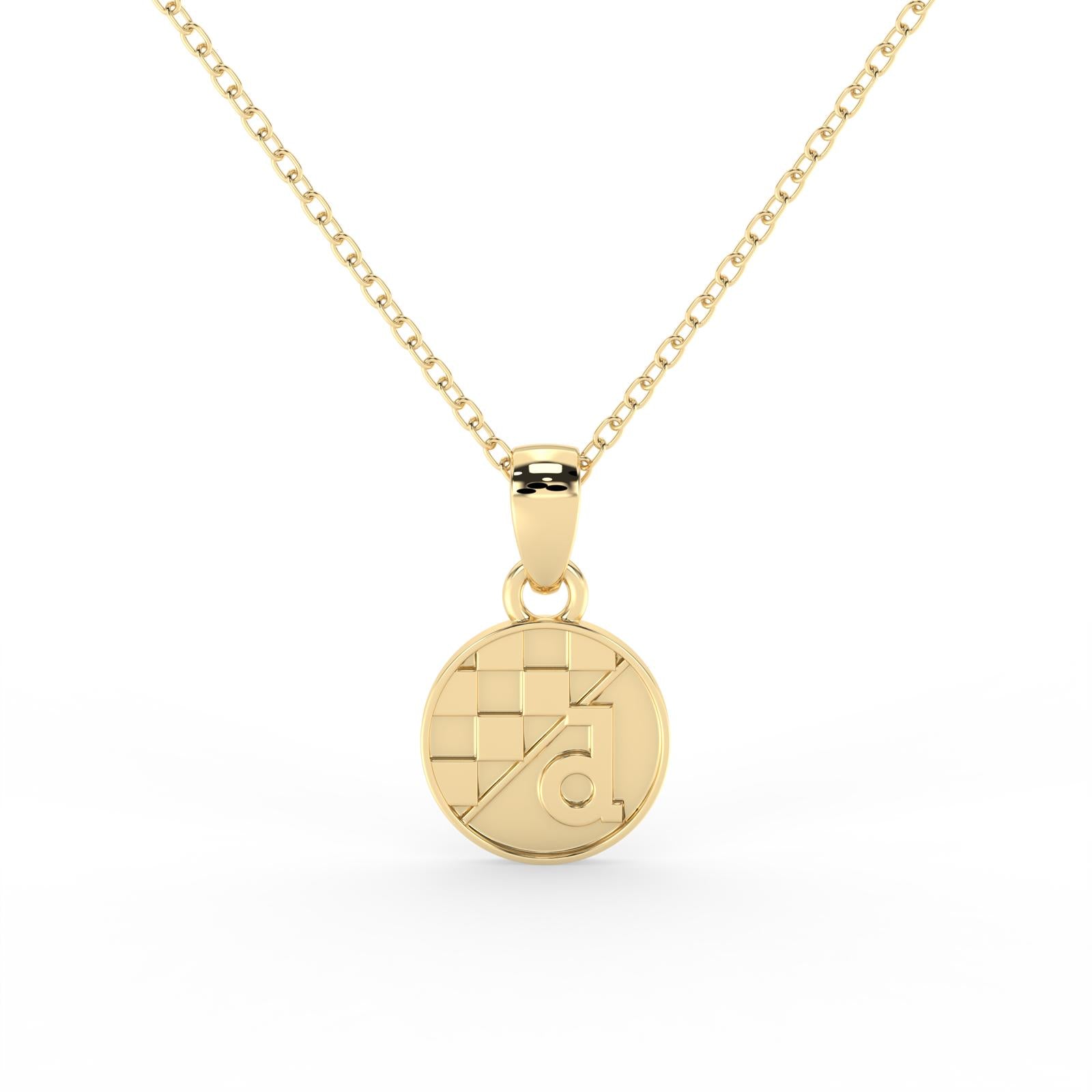 Gold Dinamo Pendant image 1