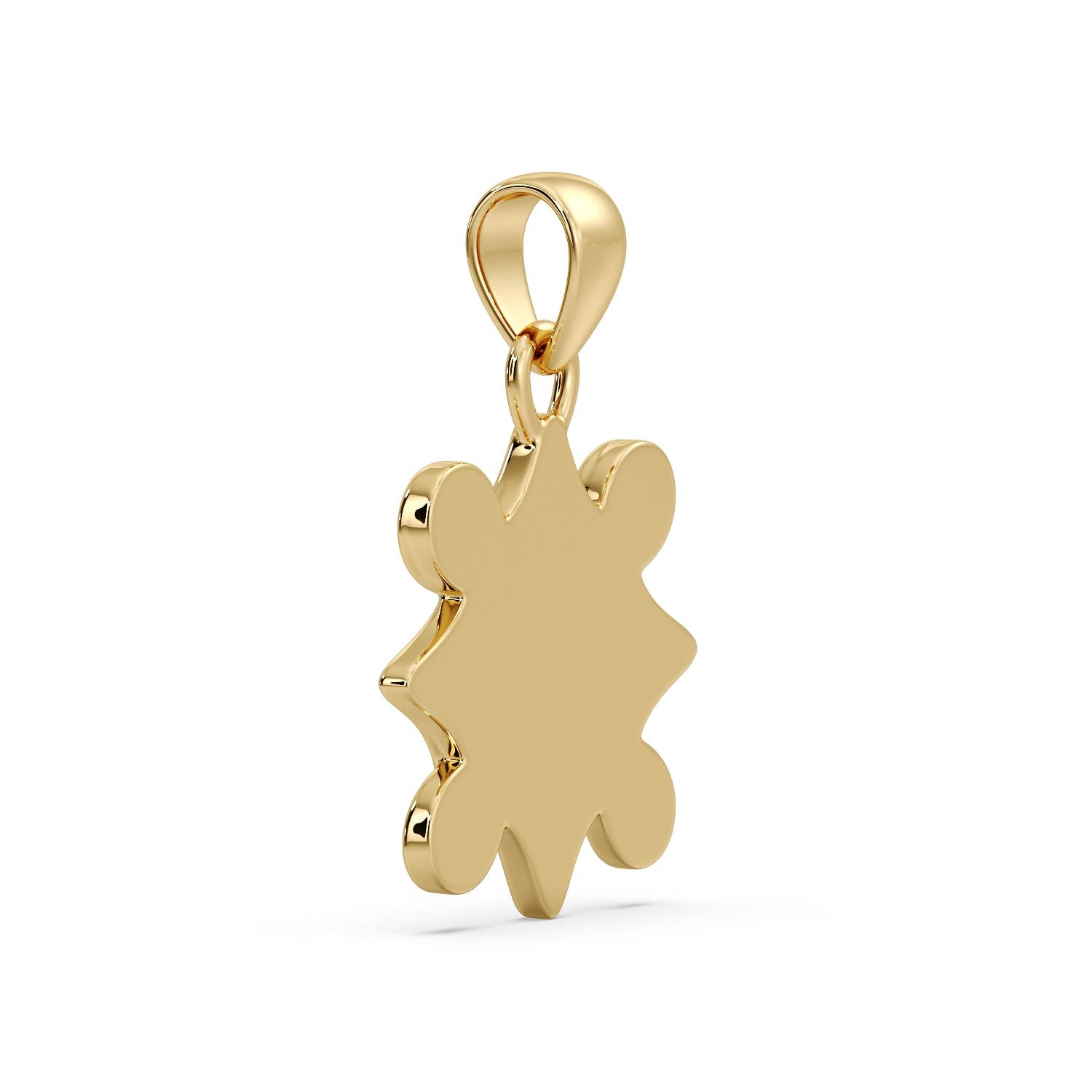 Gold U Pendant image 2