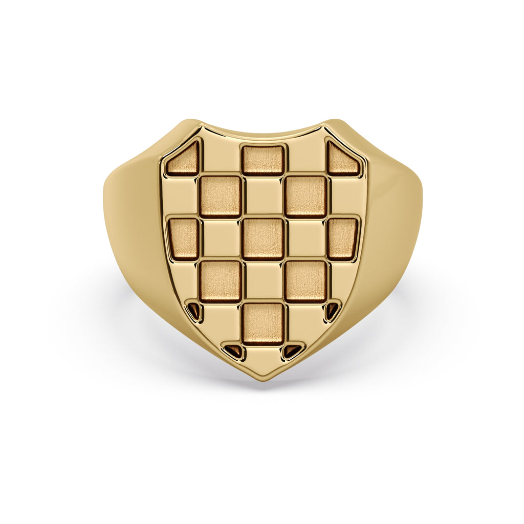 Men's Gold Signet GRB ring image 1