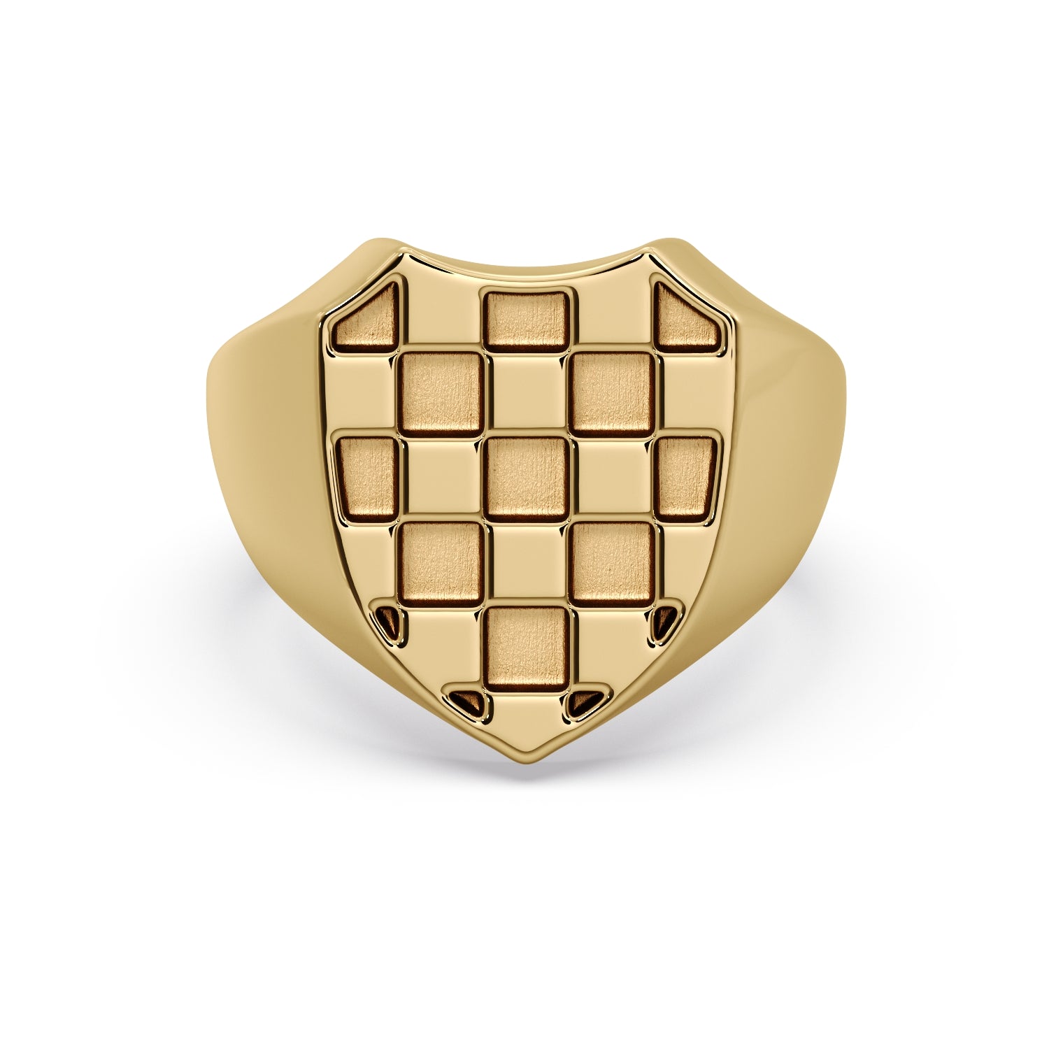 Men's Gold Signet GRB ring image 1