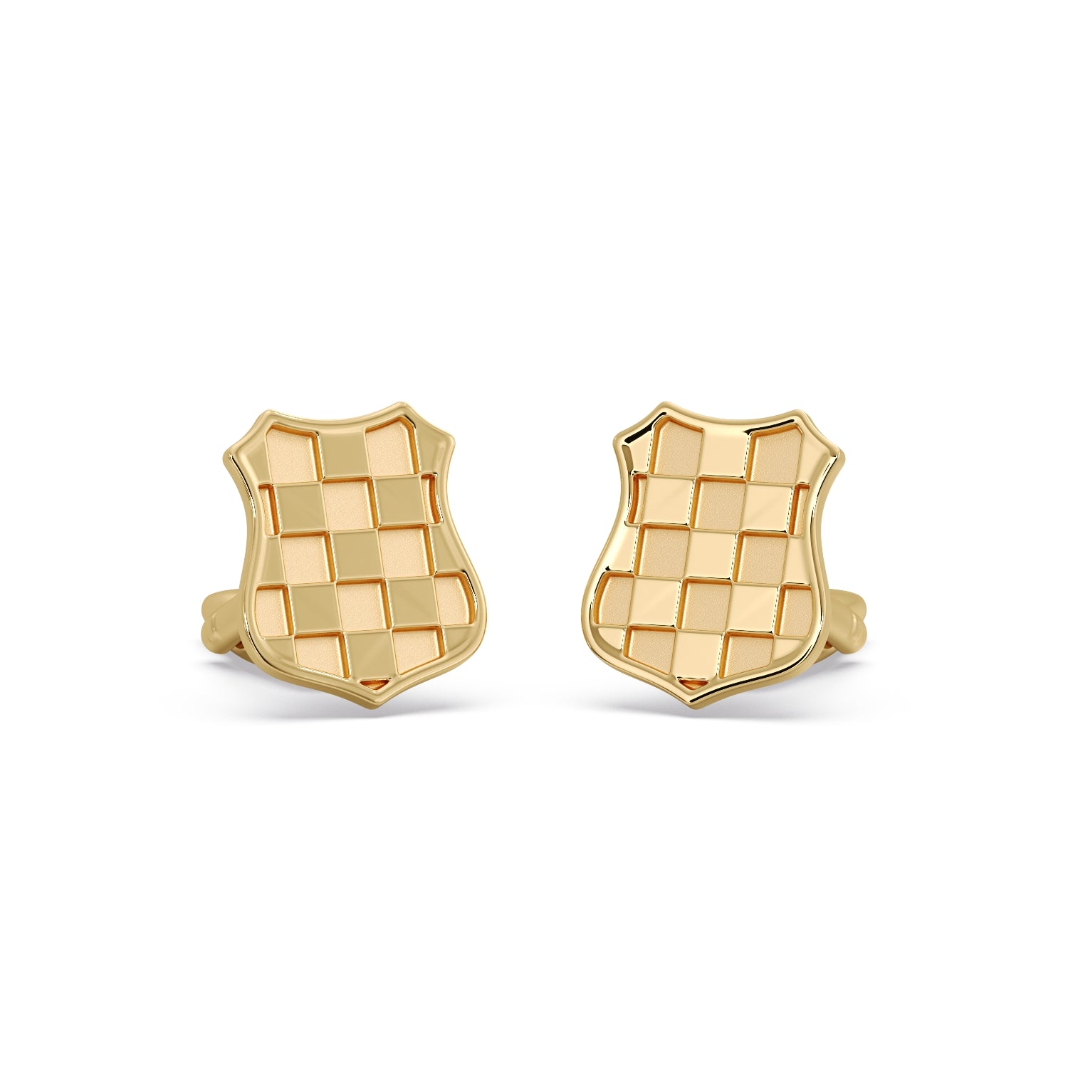 9ct Gold GRB Suit CuffLinks image 1