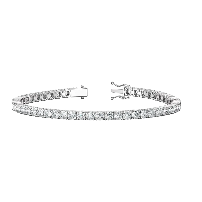 6ct Natural Diamond Tennis Bracelet - view 1