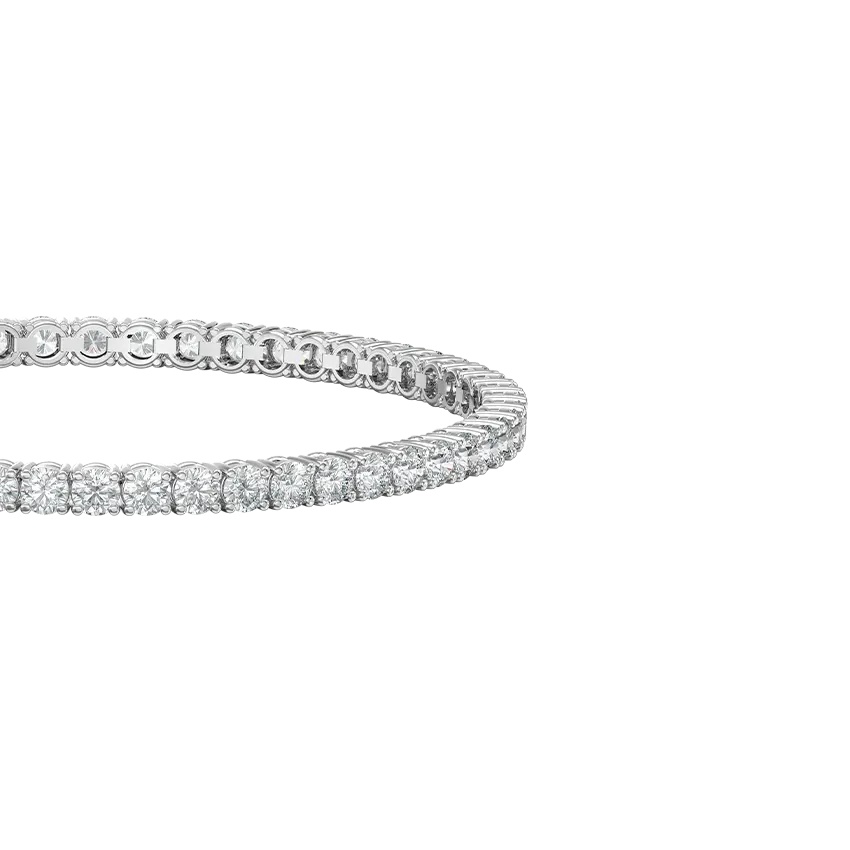 6ct Natural Diamond Tennis Bracelet - view 2