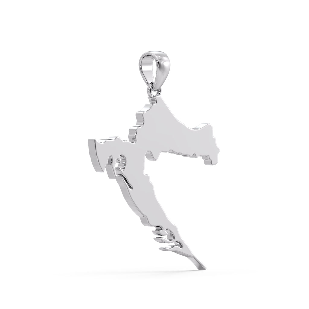 Gold Croatia Dom Pendant