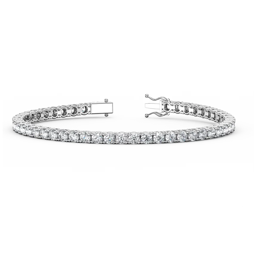 7ct Lab-Grown Diamond Tennis Bracelet - view 1
