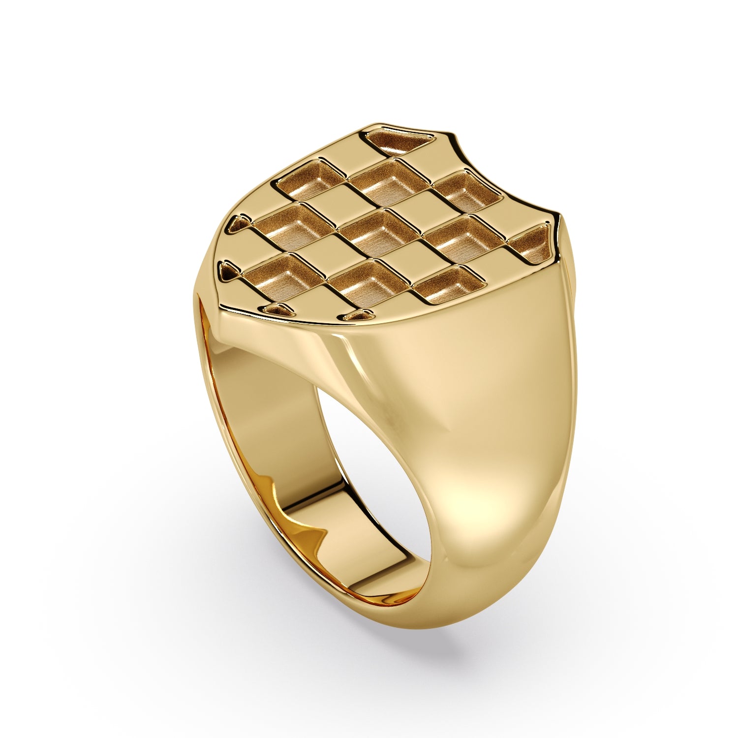 Men's Gold Signet GRB ring image 0