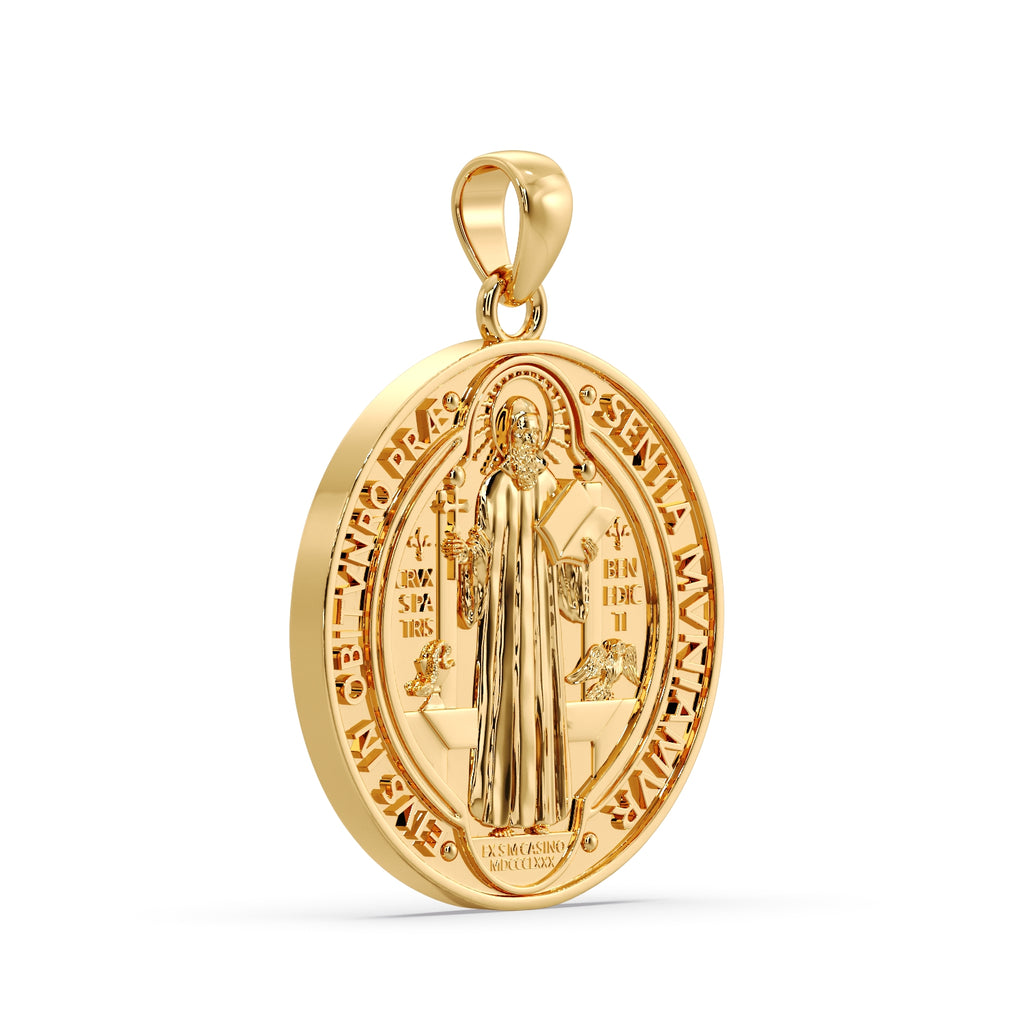 9ct Gold St Benedict Pendant image 0
