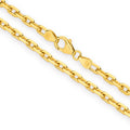 Diamond Cut Anchor Chain 3.02mm Yellow Gold - CFDA00003