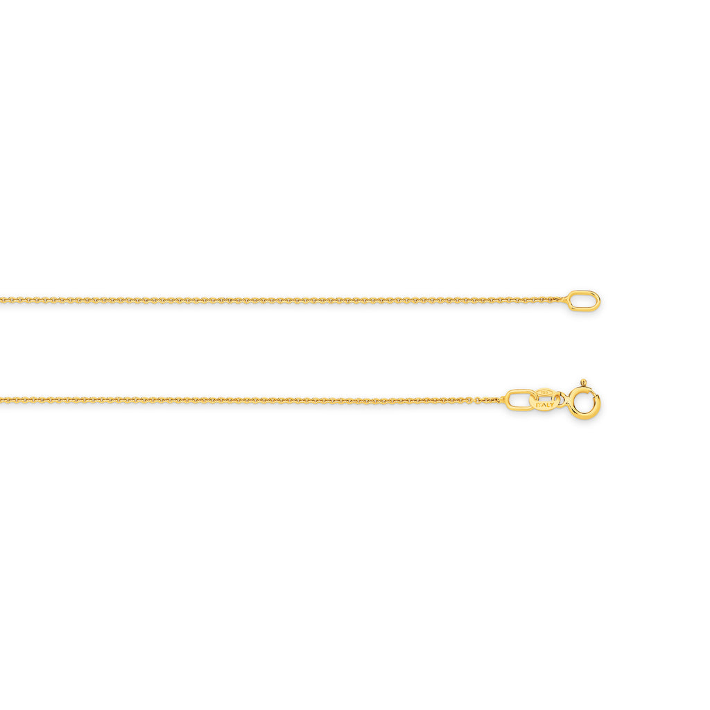 Cable Chain 0.90mm - Yellow Gold - CFCA00001