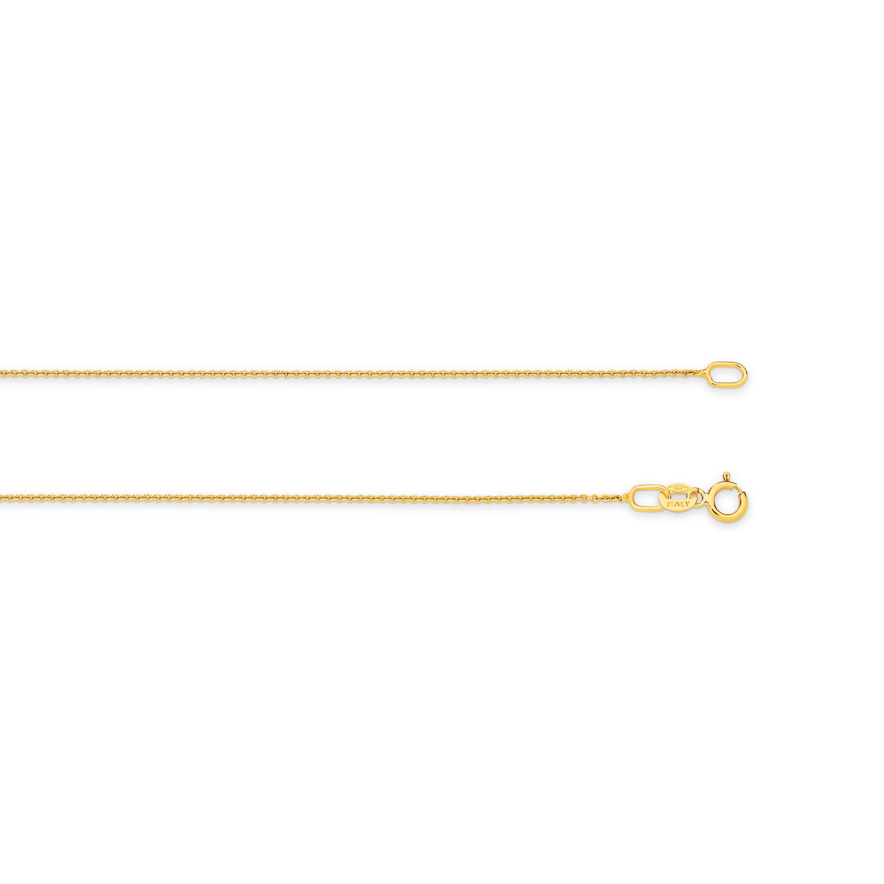Cable Chain 0.90mm - Yellow Gold - CFCA00001