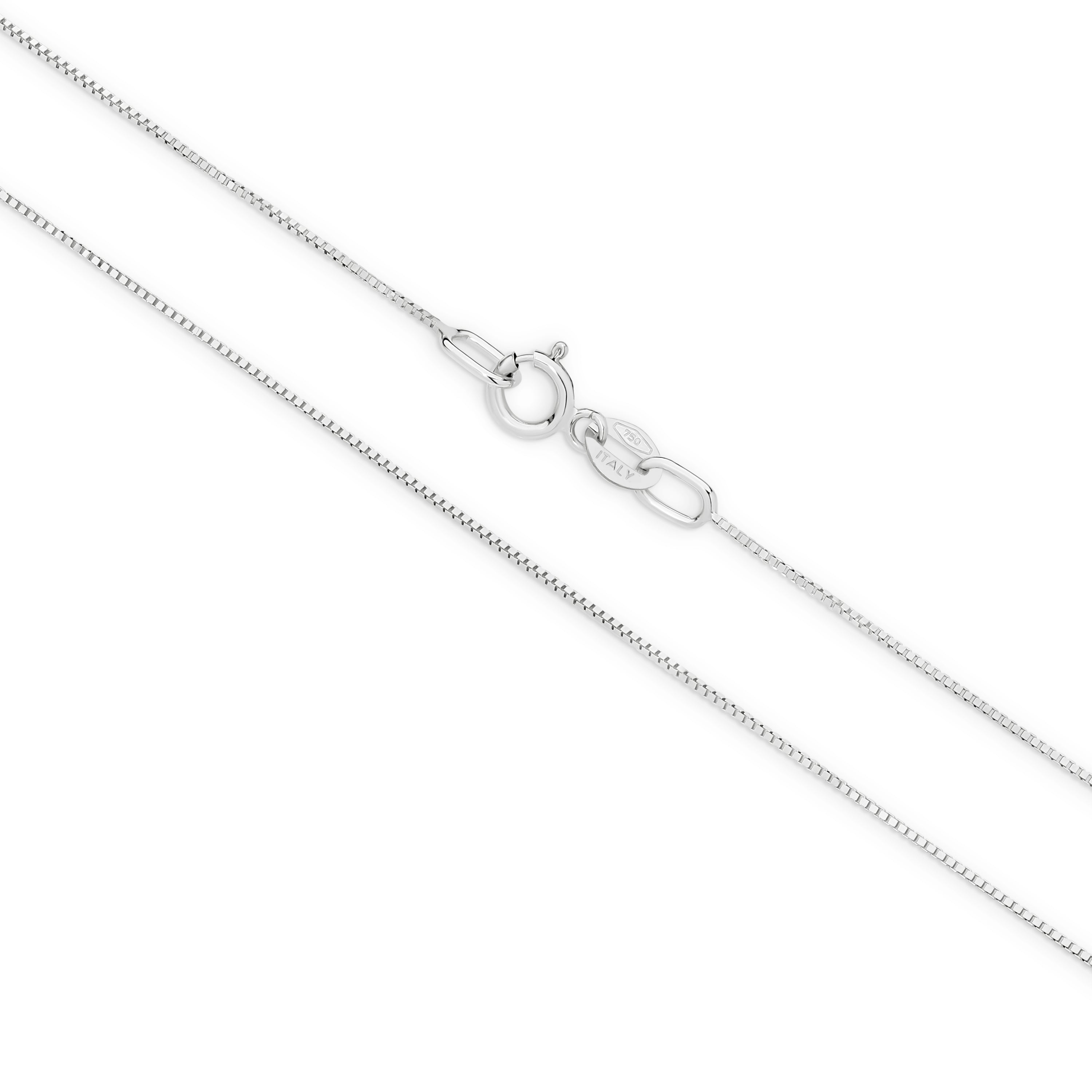 Box Chain 0.52mm White Gold - CFBC00004