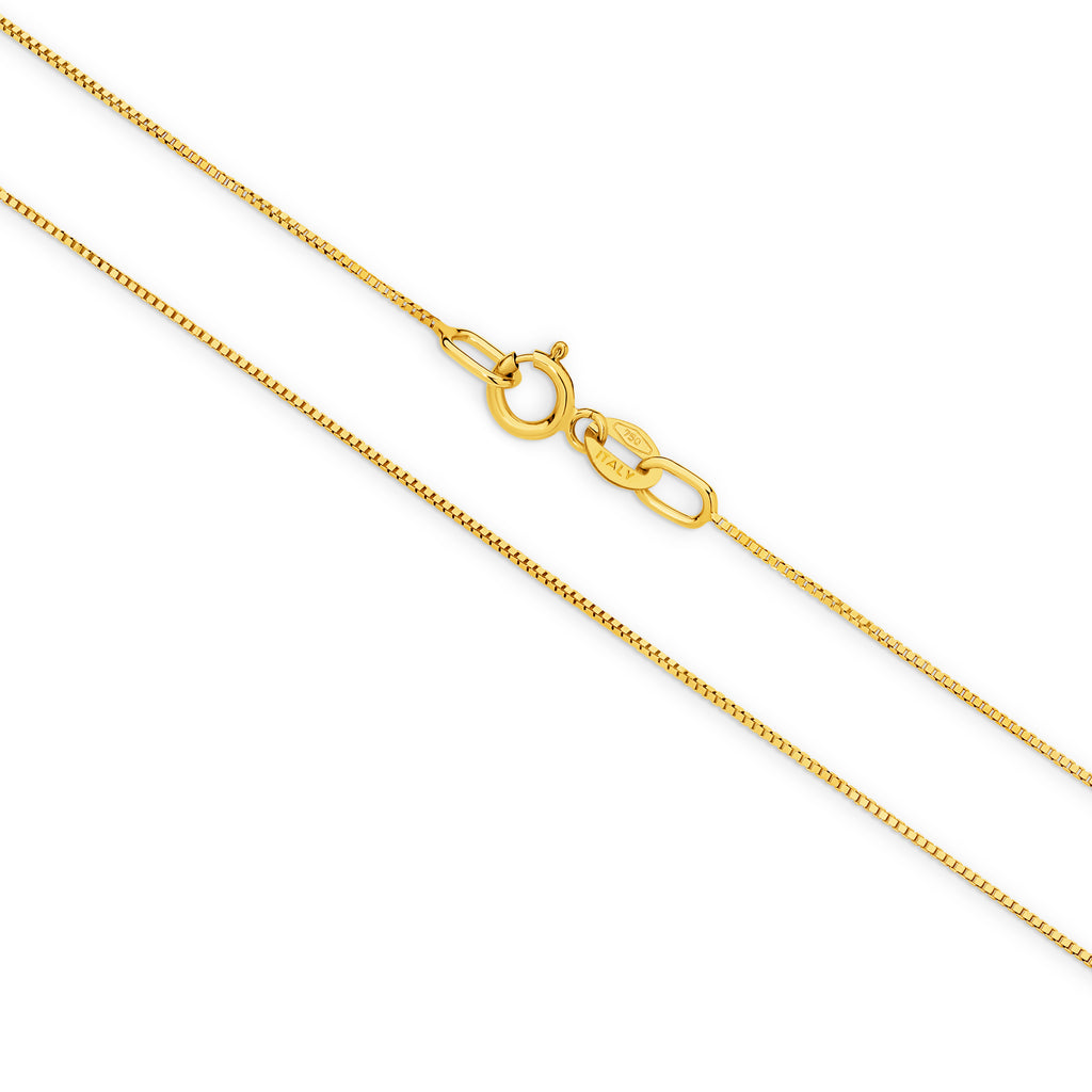 Box Chain 0.52mm Yellow Gold - CFBC00001