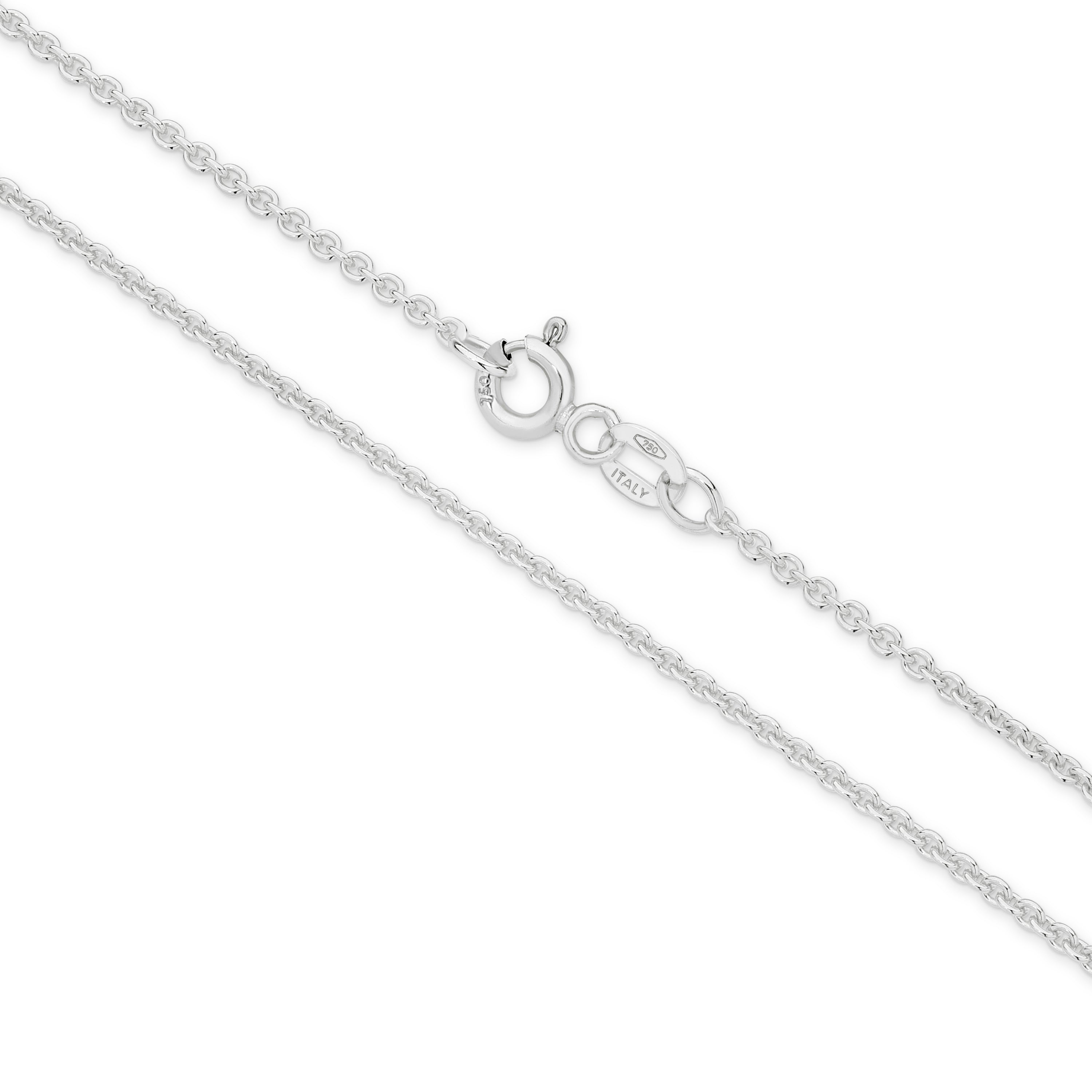 Cable Chain 1.58mm White Gold - CFCA00007