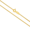 Cable Chain 1.58mm Yellow Gold - CFCA00002