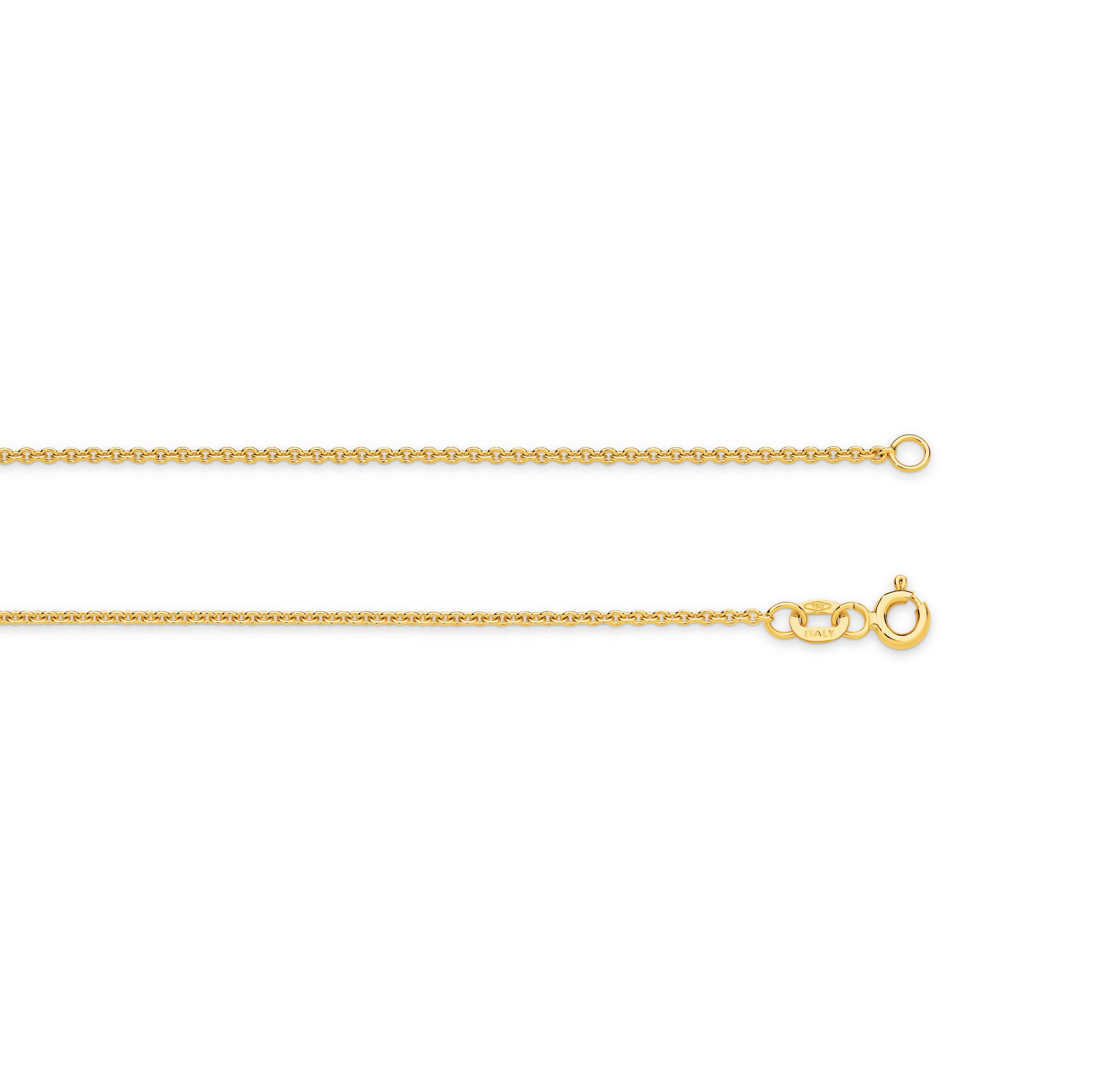 Cable Chain 1.58mm Yellow Gold - CFCA00002
